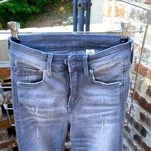 &Denim from H&M skinny ankle soft distressed jeans Sz 25